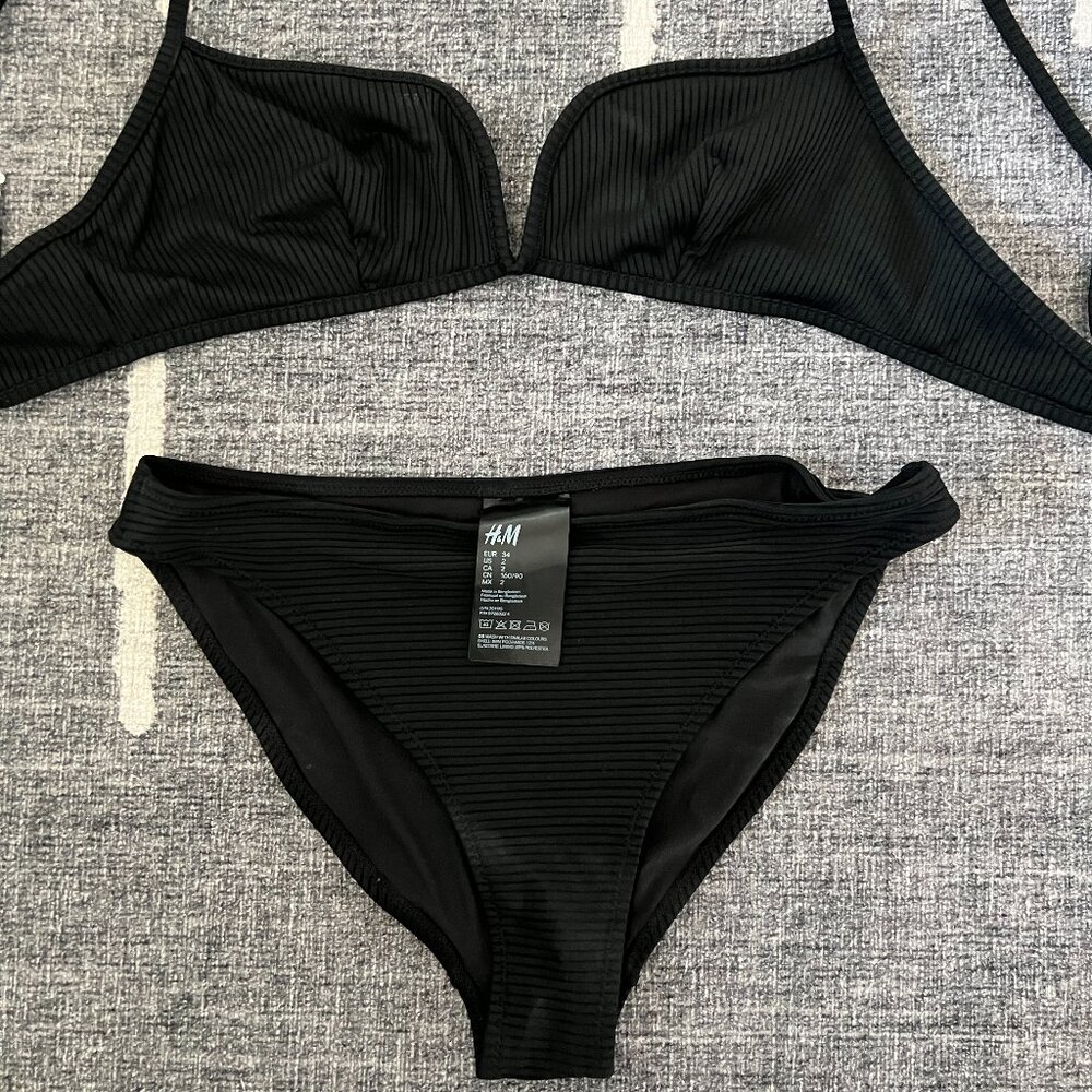 H&M Black bikini